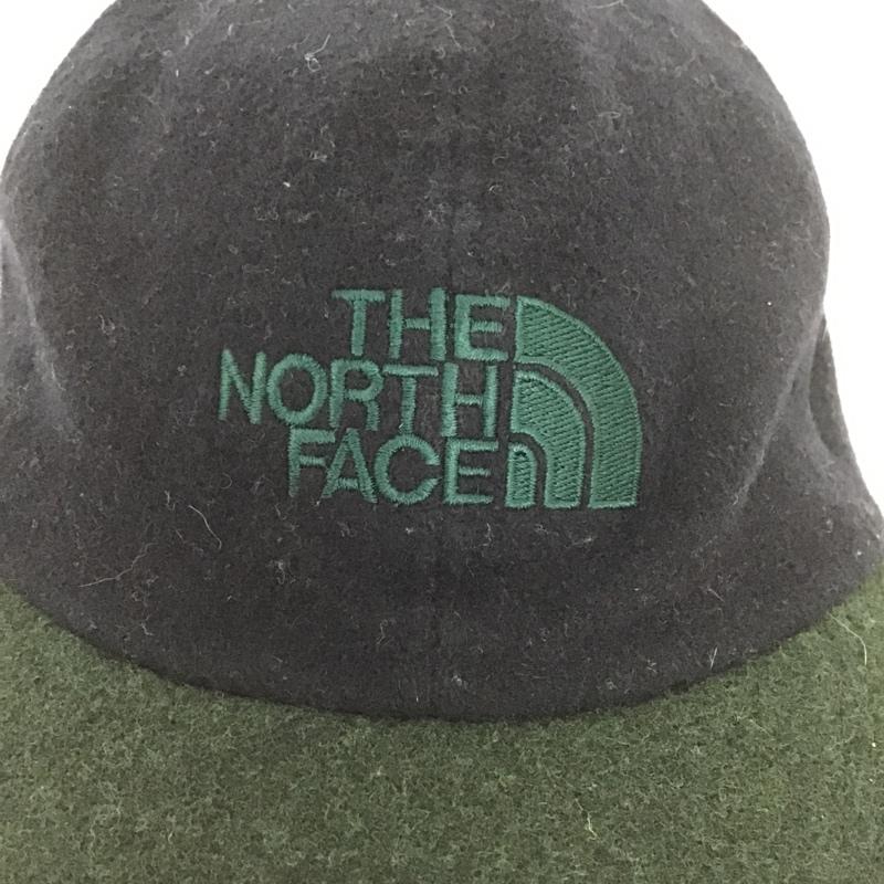 ザノースフェイス THE NORTH FACE 帽子 キャップ NN-9082 FREE ロゴ、文字 緑 / グリーン / X 紺 / ネイビー /  メンズ USED 古着 中古 10102007