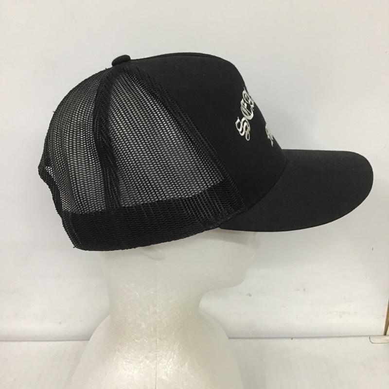サニーシーサイダー Sunny C Sider 帽子 キャップ メッシュキャップ ロゴ、文字 黒 / ブラック /  メンズ USED 古着 中古 10102011