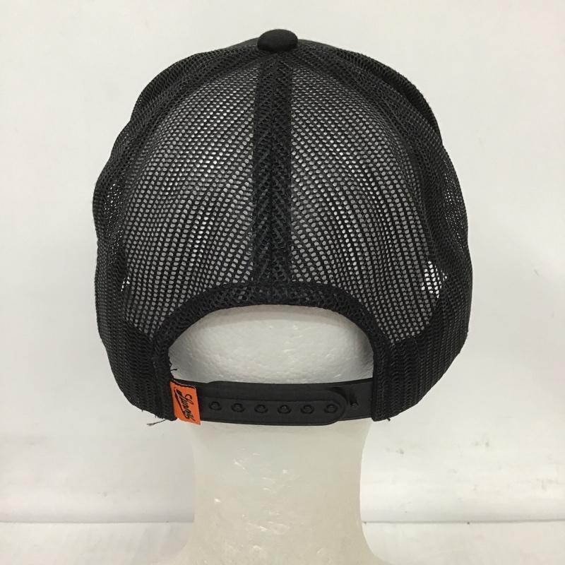サニーシーサイダー Sunny C Sider 帽子 キャップ メッシュキャップ ロゴ、文字 黒 / ブラック /  メンズ USED 古着 中古 10102011
