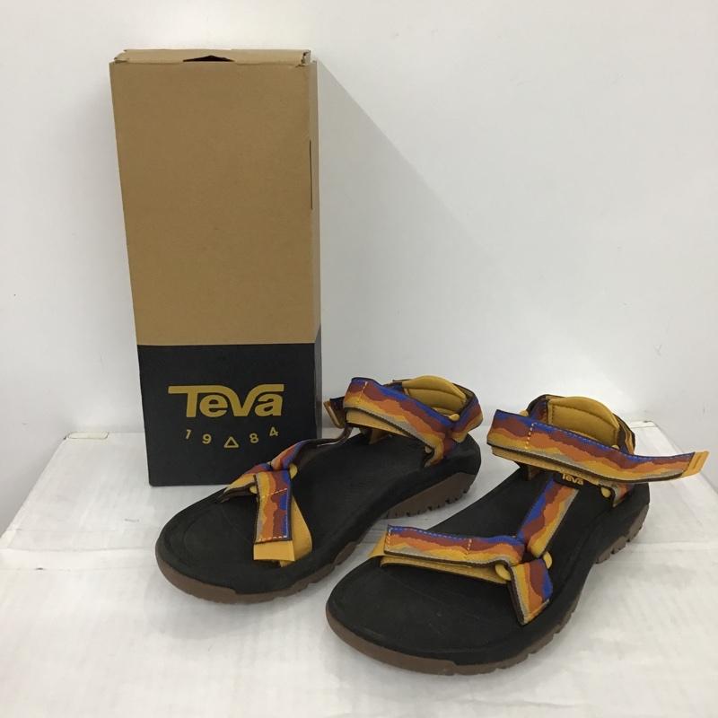 テバ Teva サンダル サンダル 1019234 HURRICANE XLT2 27cm 箱有 27.0cm ロゴ、文字 黒 / ブラック / X 茶 / ブラウン / X 青 / ブルー / X 橙 / オレンジ / X 黄 / イエロー /  メンズ USED 古着 中古 10102046