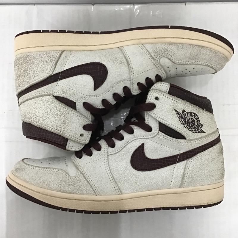 ナイキ NIKE スニーカー スニーカー DO7097-100 AIR JORDAN 1 RETRO HIGH OG SP 28cm 箱有 A Ma Maniere 28.0cm ロゴ、文字 えんじ / ワインレッド / X 灰 / グレー /  メンズ USED 古着 中古 10102060