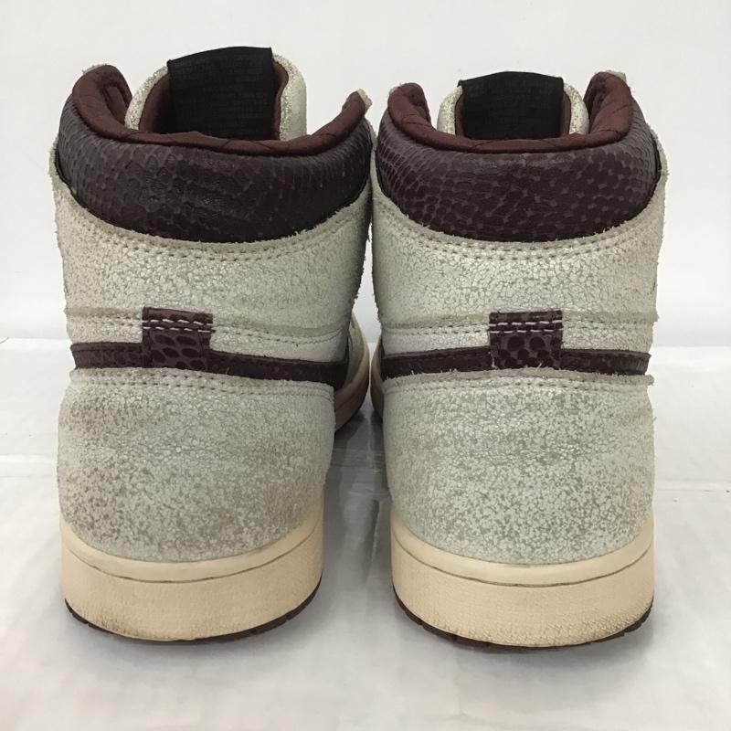 ナイキ NIKE スニーカー スニーカー DO7097-100 AIR JORDAN 1 RETRO HIGH OG SP 28cm 箱有 A Ma Maniere 28.0cm ロゴ、文字 えんじ / ワインレッド / X 灰 / グレー /  メンズ USED 古着 中古 10102060