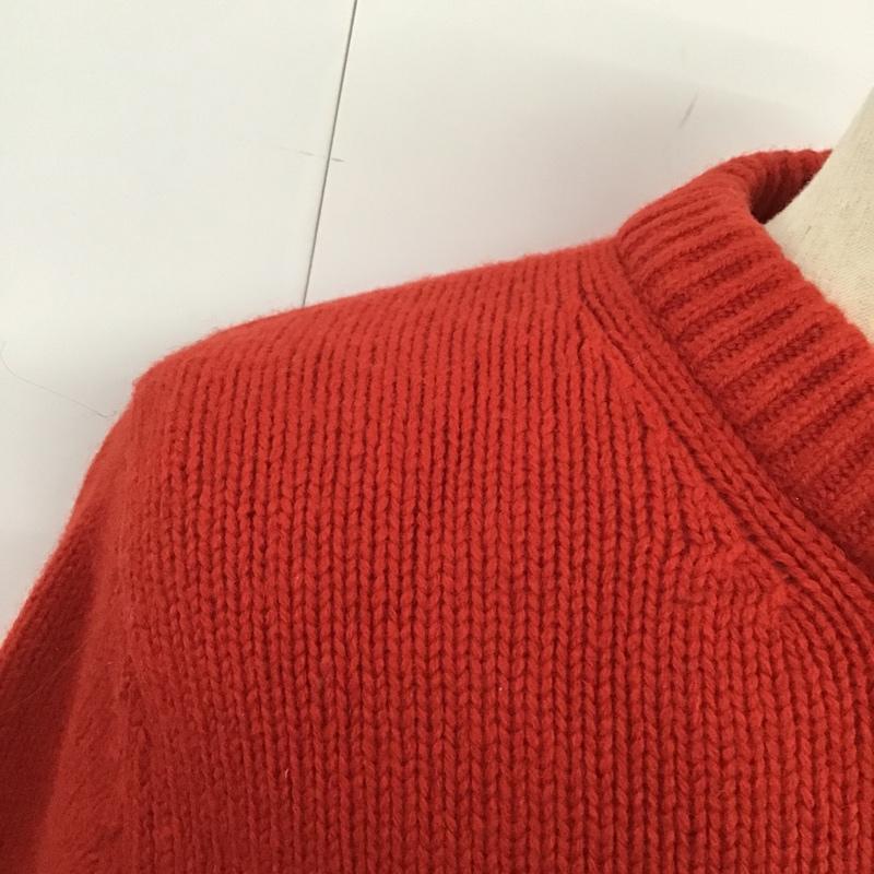 トミーヒルフィガー TOMMY HILFIGER ニット、セーター 長袖 長袖ニット リブニット セーター クルーネックカットソー セーター XL ボーダー柄 赤 / レッド / X 緑 / グリーン / X 黄 / イエロー /  メンズ USED 古着 中古 10102066