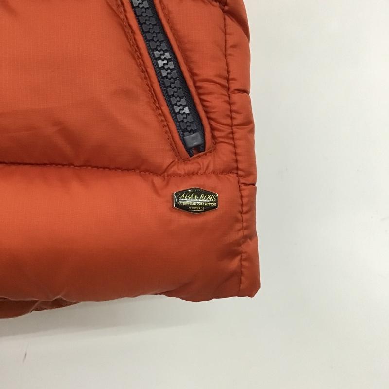 ザラ ZARA ベスト ベスト ダウンベスト ノースリーブカットソー ジップアップジャケット 無地 橙 / オレンジ /  ボーイズ USED 古着 中古 10102077