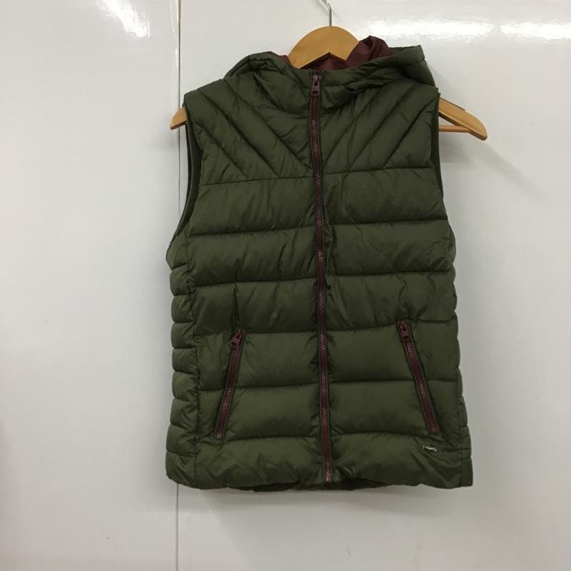 ザラ ZARA ベスト ベスト ダウンベスト ノースリーブカットソー ジップアップジャケット 無地 カーキ / カーキ /  ボーイズ USED 古着 中古 10102078