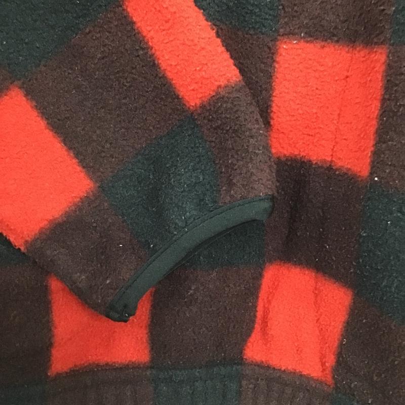 ラルフローレン RALPHLAUREN ジャケット、上着 ジャンパー、ブルゾン チェックジャケット ジップアップジャケット フリースジャケット 110cm チェック 黒 / ブラック / X 赤 / レッド /  ボーイズ USED 古着 中古 10102090
