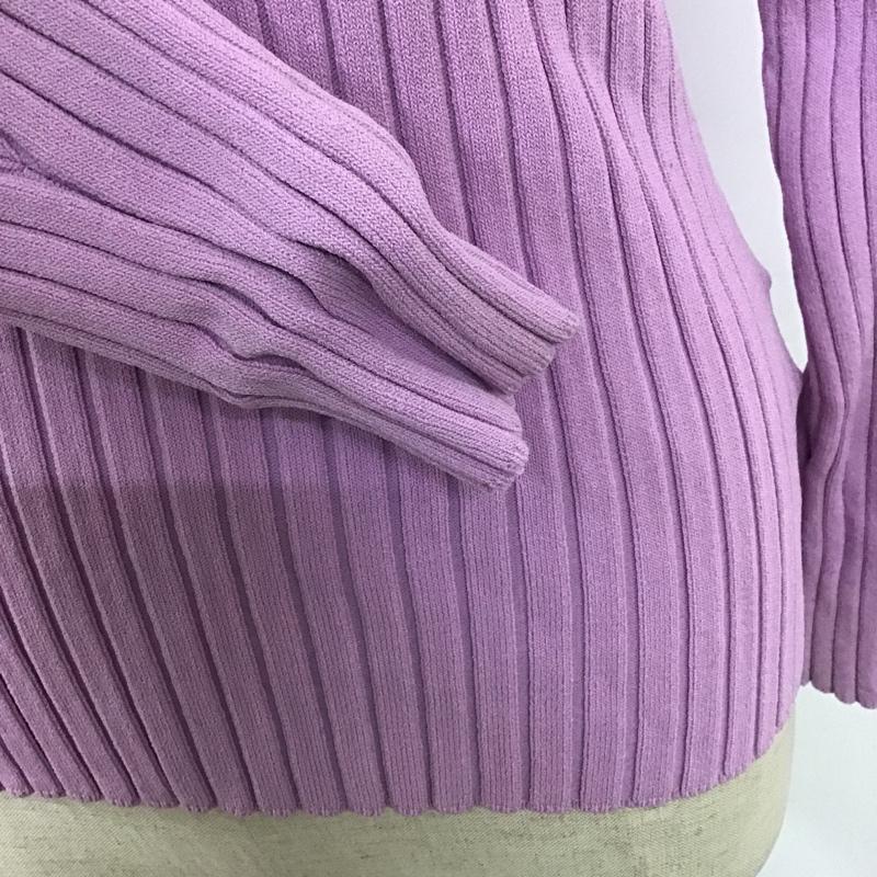 スナイデル SNIDEL カットソー 長袖 SWNT181094 オフショルディテールニットプルオーバー FREE 無地 紫 / パープル /  レディース USED 古着 中古 10102144