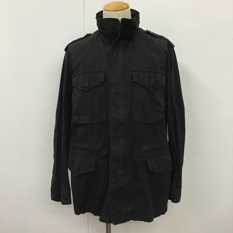アルファインダストリー Alpha Industries ジャケット、上着 ジャケット、ブレザー 20504-001 ミリタリー L 無地 黒 / ブラック /  メンズ USED 古着 中古 10102153