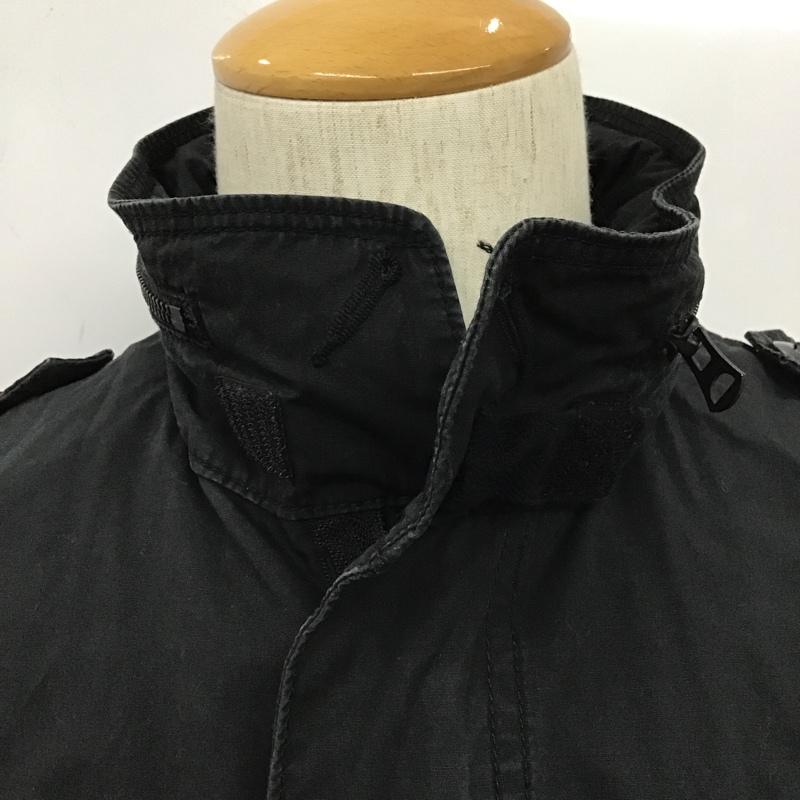 アルファインダストリー Alpha Industries ジャケット、上着 ジャケット、ブレザー 20504-001 ミリタリー L 無地 黒 / ブラック /  メンズ USED 古着 中古 10102153