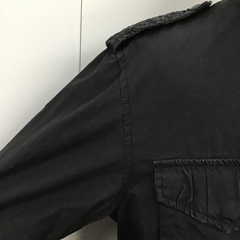 アルファインダストリー Alpha Industries ジャケット、上着 ジャケット、ブレザー 20504-001 ミリタリー L 無地 黒 / ブラック /  メンズ USED 古着 中古 10102153