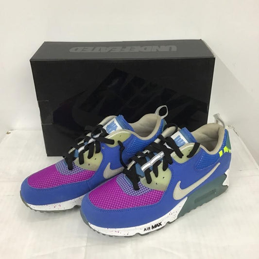 ナイキ NIKE スニーカー スニーカー CQ2289-400 AIR MAX 90 UNDFTD 26cm 箱有 26.0cm ロゴ、文字 青 / ブルー / X 紫 / パープル / X 黄 / イエロー /  メンズ USED 古着 中古 10102175