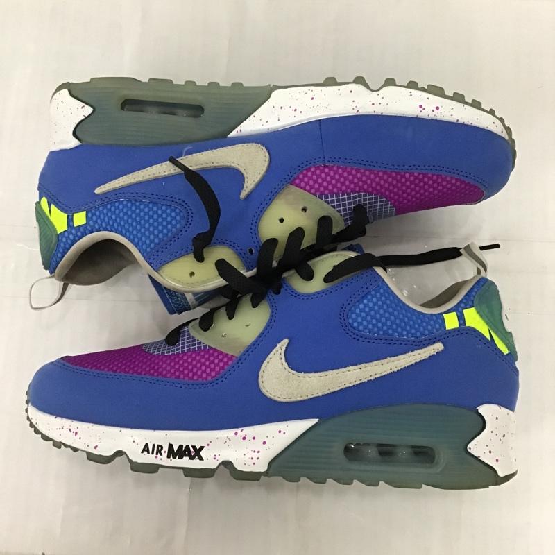 ナイキ NIKE スニーカー スニーカー CQ2289-400 AIR MAX 90 UNDFTD 26cm 箱有 26.0cm ロゴ、文字 青 / ブルー / X 紫 / パープル / X 黄 / イエロー /  メンズ USED 古着 中古 10102175