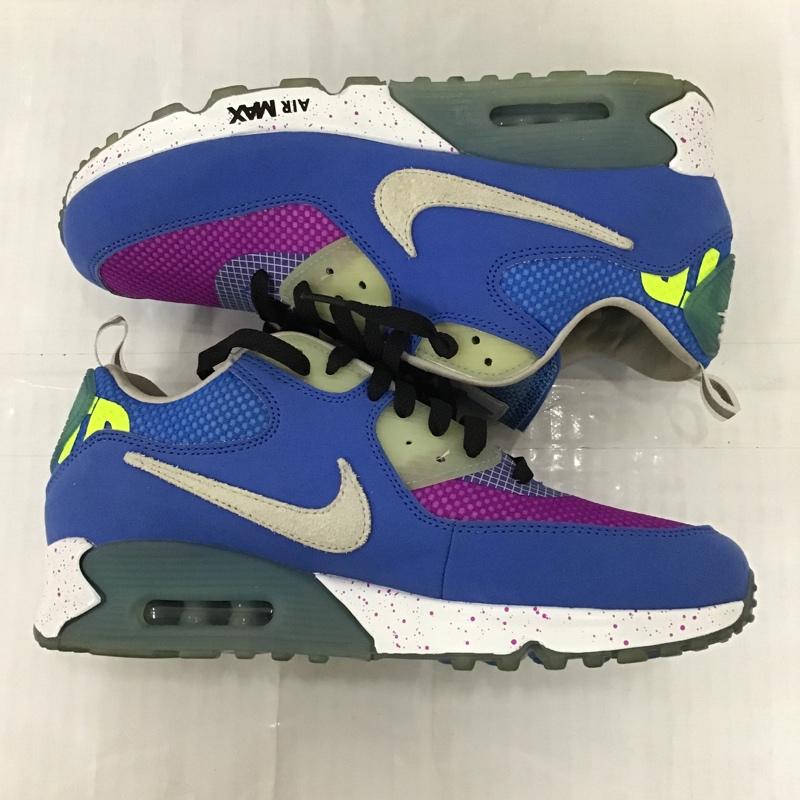 ナイキ NIKE スニーカー スニーカー CQ2289-400 AIR MAX 90 UNDFTD 26cm 箱有 26.0cm ロゴ、文字 青 / ブルー / X 紫 / パープル / X 黄 / イエロー /  メンズ USED 古着 中古 10102175