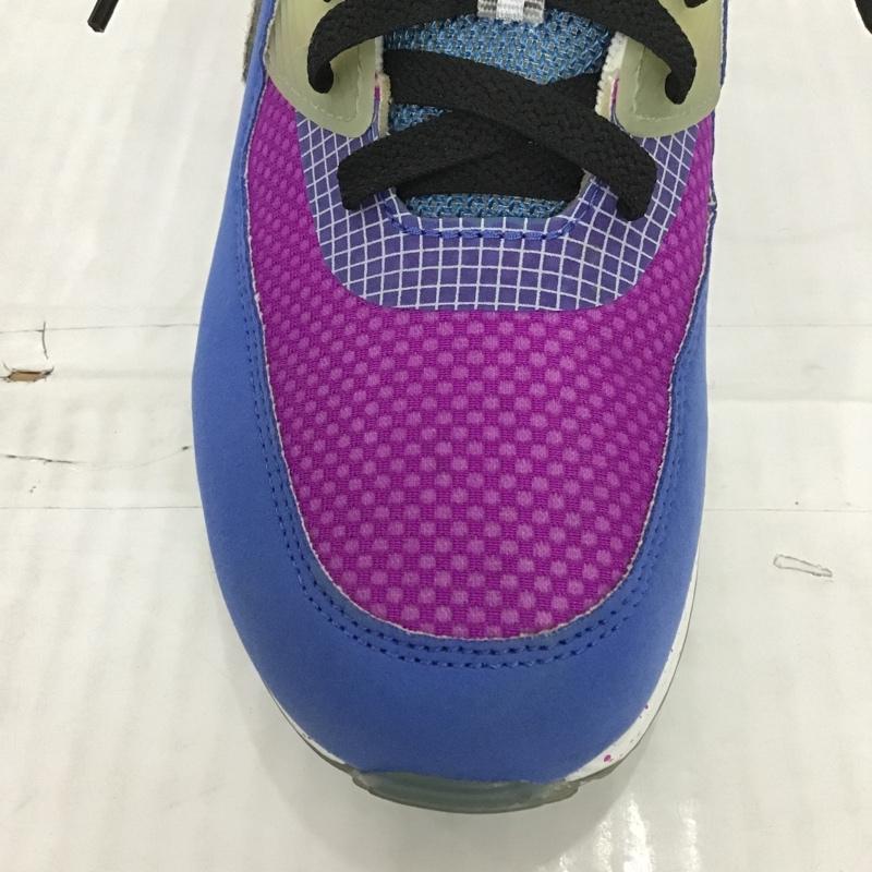 ナイキ NIKE スニーカー スニーカー CQ2289-400 AIR MAX 90 UNDFTD 26cm 箱有 26.0cm ロゴ、文字 青 / ブルー / X 紫 / パープル / X 黄 / イエロー /  メンズ USED 古着 中古 10102175
