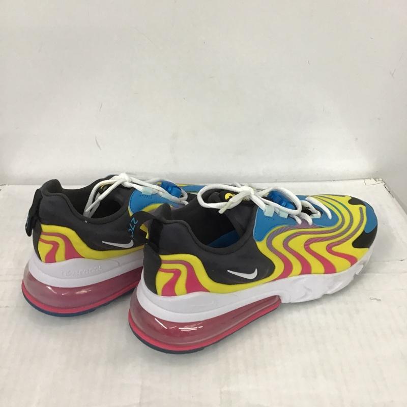ナイキ NIKE スニーカー スニーカー CD0113-400 AIR MAX 270 REACT ENG 27.5cm 箱有 27.5cm ロゴ、文字 白 / ホワイト / X 黒 / ブラック / X 青 / ブルー / X 桃 / ピンク / X 黄 / イエロー /  メンズ USED 古着 中古 10102176