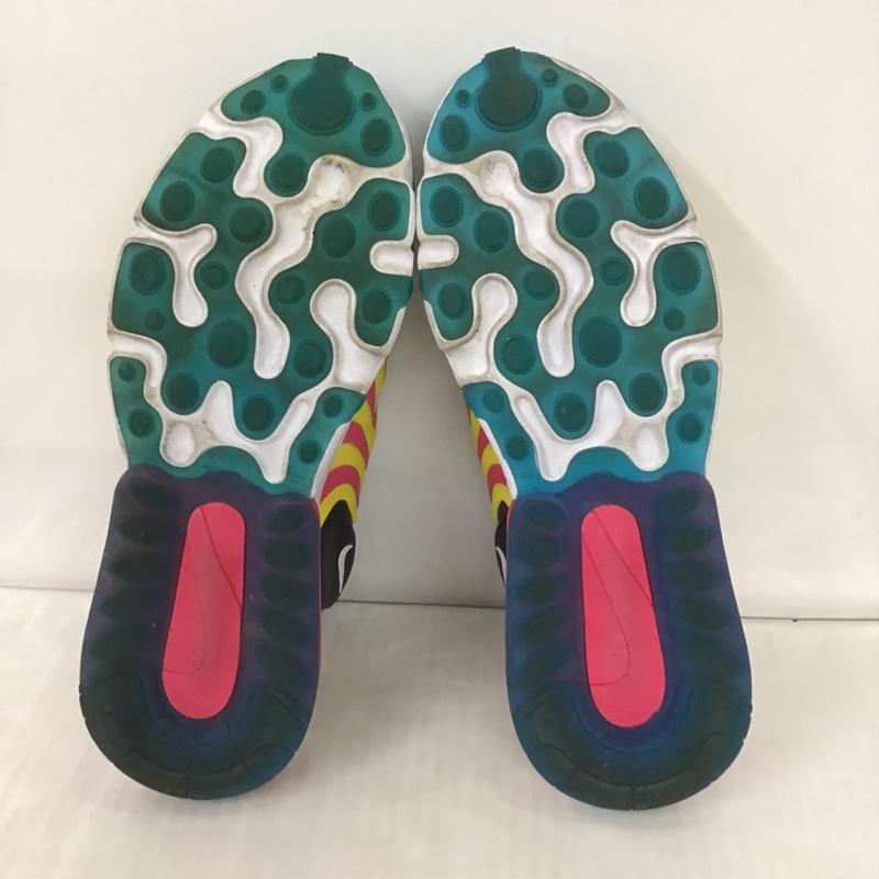 ナイキ NIKE スニーカー スニーカー CD0113-400 AIR MAX 270 REACT ENG 27.5cm 箱有 27.5cm ロゴ、文字 白 / ホワイト / X 黒 / ブラック / X 青 / ブルー / X 桃 / ピンク / X 黄 / イエロー /  メンズ USED 古着 中古 10102176