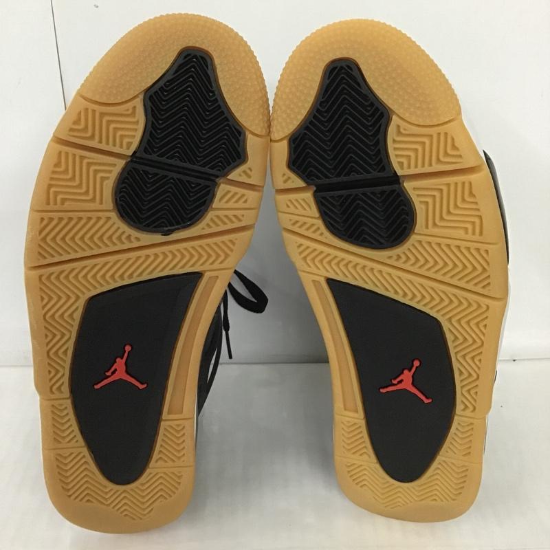 ナイキ NIKE スニーカー スニーカー CI1184-001 AIR JORDAN 4 RETRO SE 26.5cm 箱有 26.5cm ワンポイント 黒 / ブラック / X 白 / ホワイト /  メンズ USED 古着 中古 10102184