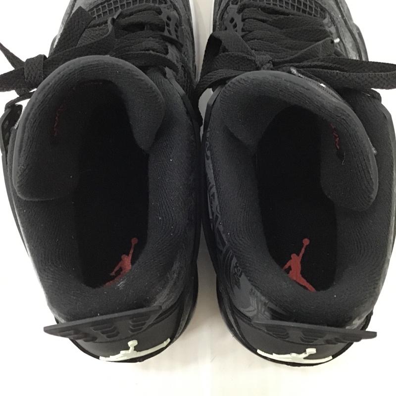ナイキ NIKE スニーカー スニーカー CI1184-001 AIR JORDAN 4 RETRO SE 26.5cm 箱有 26.5cm ワンポイント 黒 / ブラック / X 白 / ホワイト /  メンズ USED 古着 中古 10102184