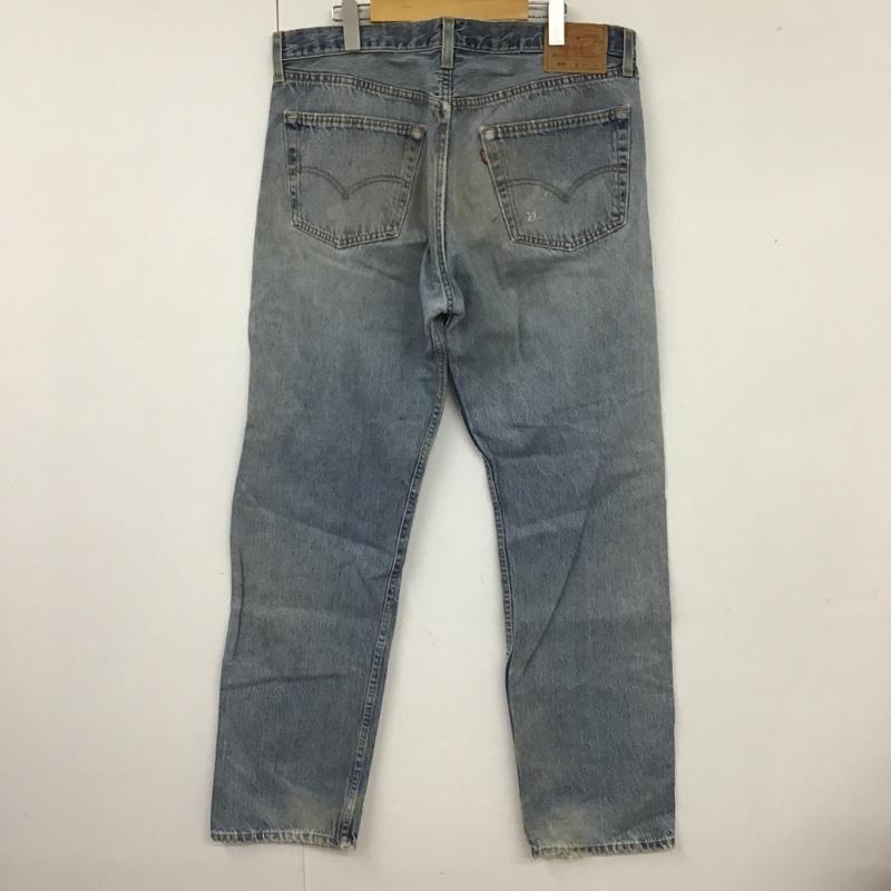 リーバイス Levi's パンツ デニム、ジーンズ 501-0118 W38 L34 501 USA製 38インチ 無地 青 / ブルー /  メンズ USED 古着 中古 10102191