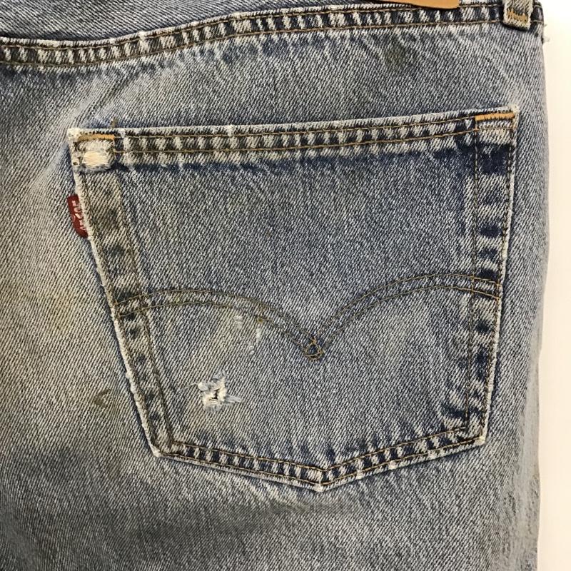 リーバイス Levi's パンツ デニム、ジーンズ 501-0118 W38 L34 501 USA製 38インチ 無地 青 / ブルー /  メンズ USED 古着 中古 10102191