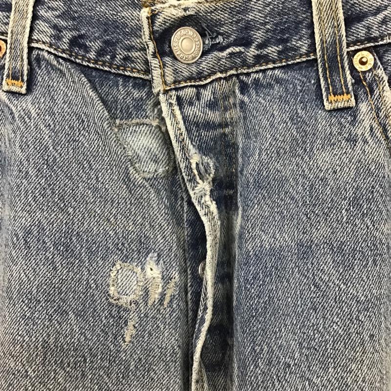 リーバイス Levi's パンツ デニム、ジーンズ 501-0118 W38 L34 501 USA製 38インチ 無地 青 / ブルー /  メンズ USED 古着 中古 10102191