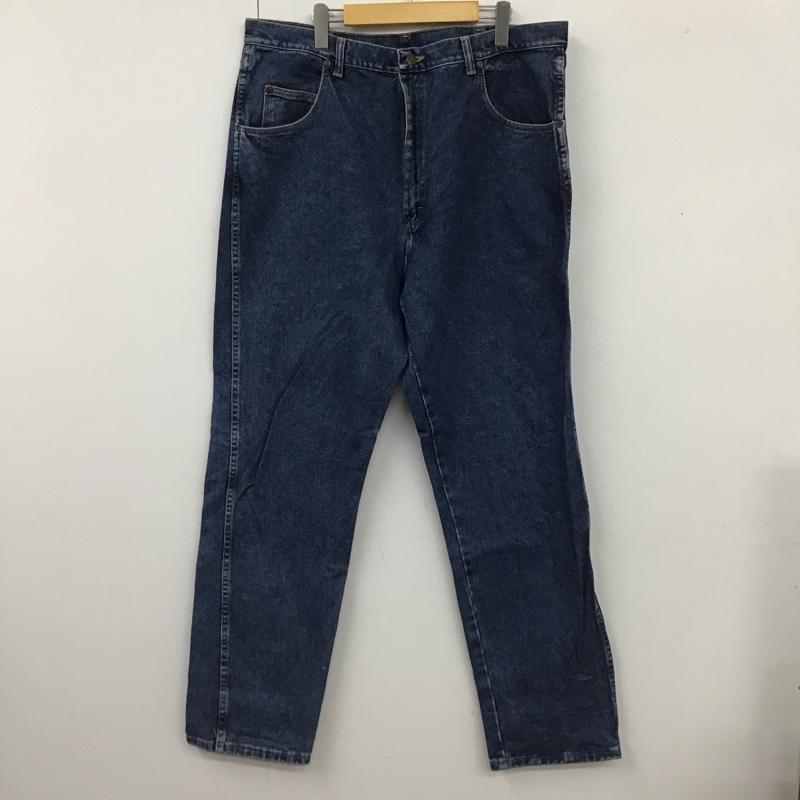 ラングラー Wrangler パンツ デニム、ジーンズ 35001AI RUGGED WEAR RELAXED FIT 40×34 無地 インディゴ / インディゴ /  メンズ USED 古着 中古 10102193