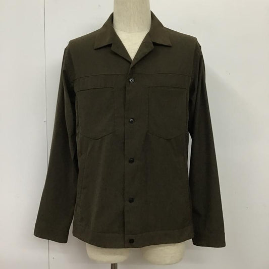 ユナイテッドアローズグリーンレーベルリラクシング UNITED ARROWS green label relaxing シャツ、ブラウス 長袖 3225-139-2364 トラッカージャケット M 無地 カーキ / カーキ /  メンズ USED 古着 中古 10102195