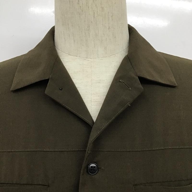 ユナイテッドアローズグリーンレーベルリラクシング UNITED ARROWS green label relaxing シャツ、ブラウス 長袖 3225-139-2364 トラッカージャケット M 無地 カーキ / カーキ /  メンズ USED 古着 中古 10102195