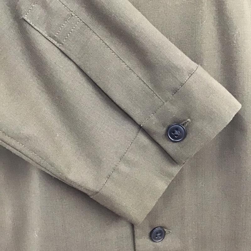 ユナイテッドアローズグリーンレーベルリラクシング UNITED ARROWS green label relaxing シャツ、ブラウス 長袖 3225-139-2364 トラッカージャケット M 無地 カーキ / カーキ /  メンズ USED 古着 中古 10102195