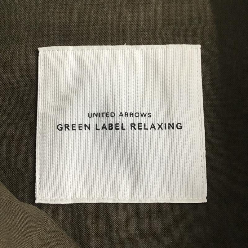 ユナイテッドアローズグリーンレーベルリラクシング UNITED ARROWS green label relaxing シャツ、ブラウス 長袖 3225-139-2364 トラッカージャケット M 無地 カーキ / カーキ /  メンズ USED 古着 中古 10102195
