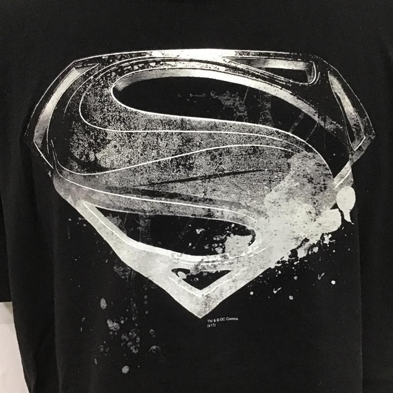 古着 USED Tシャツ 半袖 スーパーマン XL プリント 黒 / ブラック /  メンズ USED 古着 中古 10102208