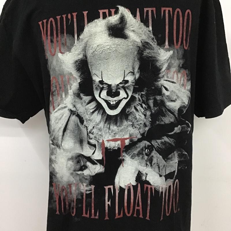 メディコムトイライフエンタテイメント MEDICOM TOY LIFE ENTERTAINMENT Tシャツ 半袖 IT 映画 ペニーレイン XL プリント 黒 / ブラック /  メンズ USED 古着 中古 10102209
