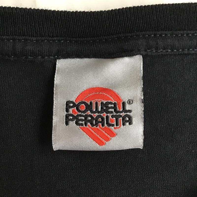 パウエルペラルタ POWELL PERALTA Tシャツ 半袖 バックプリント ドクロ スカル XL ロゴ、文字 黒 / ブラック /  メンズ USED 古着 中古 10102211