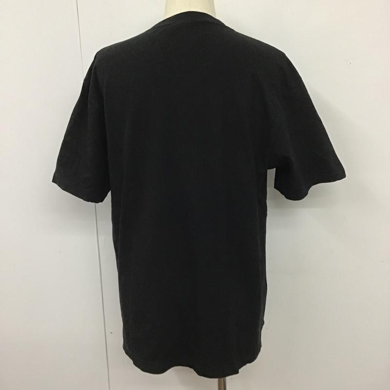 エロスティカ EROSTiKA Tシャツ 半袖 CURSED クルーネック XL プリント 黒 / ブラック /  メンズ USED 古着 中古 10102217