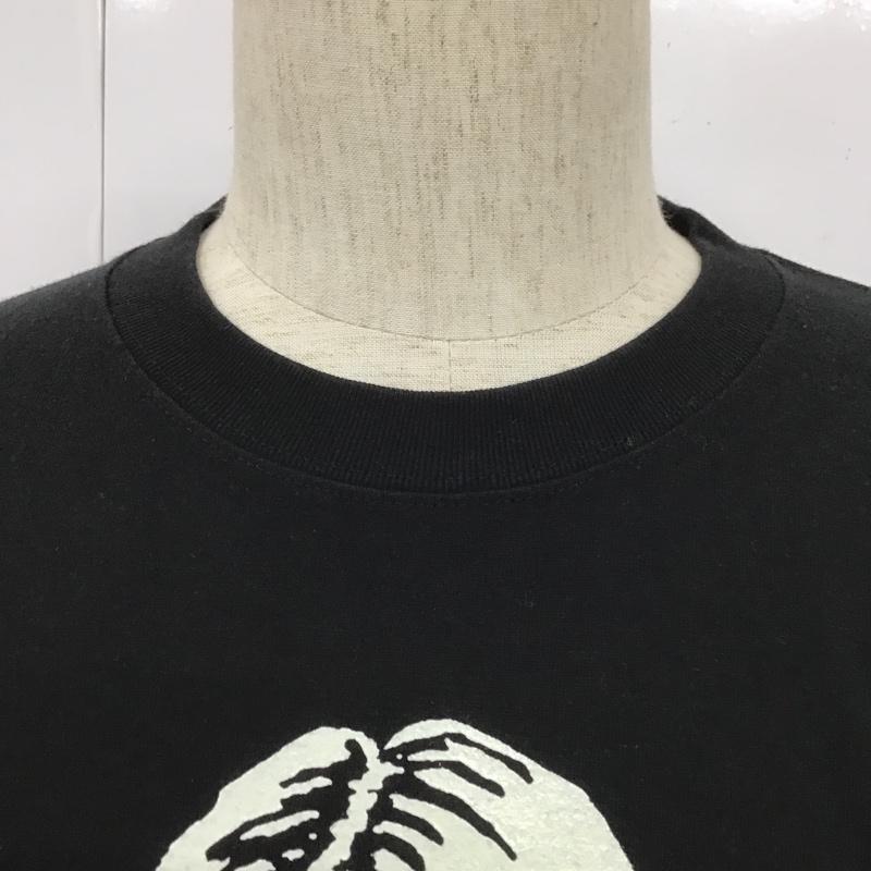 エロスティカ EROSTiKA Tシャツ 半袖 CURSED クルーネック XL プリント 黒 / ブラック /  メンズ USED 古着 中古 10102217