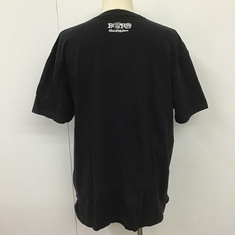 エロスティカ EROSTiKA Tシャツ 半袖 Rat Fink King of Junk Yard クルーネック XL プリント 黒 / ブラック /  メンズ USED 古着 中古 10102225