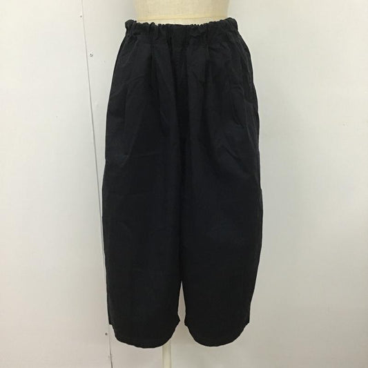 ニコアンド niko and... ボトムス ボトムス ST83DL17AD コットンエッグパンツ ワイドパンツ 3 無地 紺 / ネイビー /  レディース USED 古着 中古 10102233