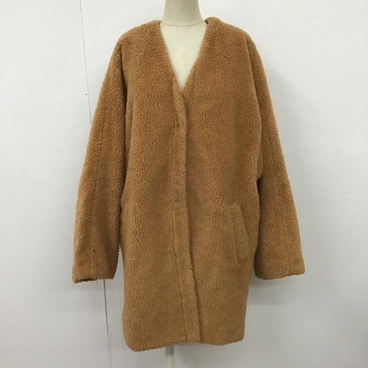 スライ SLY コート コート一般 ボアコート FREE 無地 茶 / ブラウン /  レディース USED 古着 中古 10102239