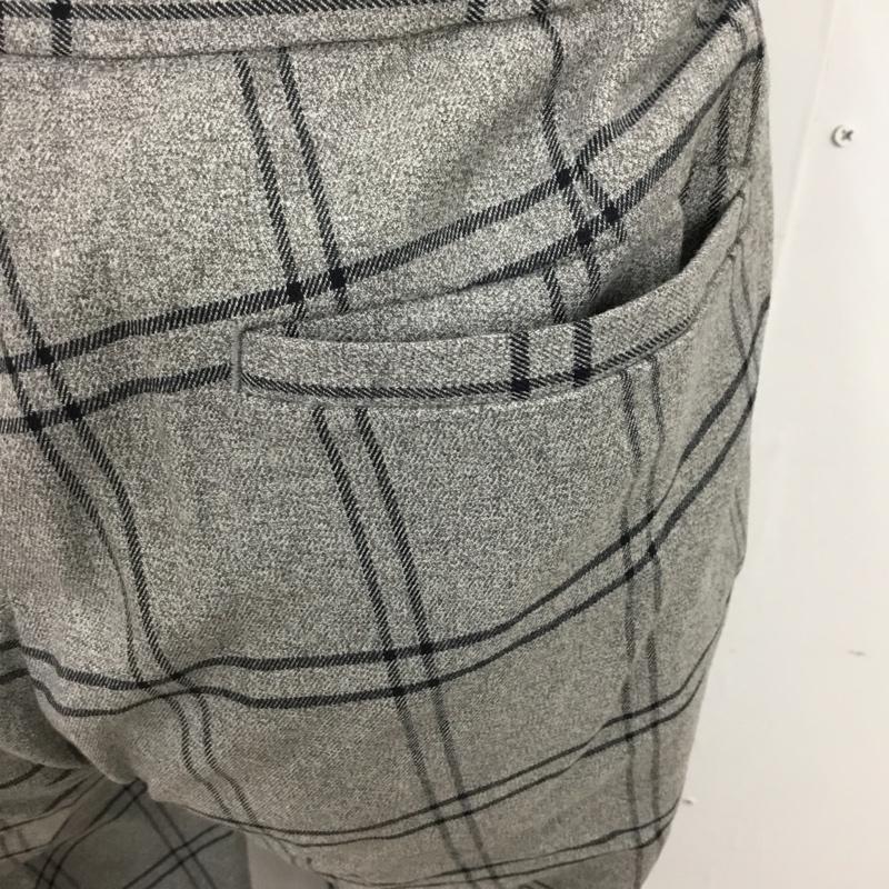 ビーミング バイ ビームス B:MING by BEAMS ボトムス ボトムス 92-24-0212-147 スラックスイージーパンツ S チェック 灰 / グレー / X 黒 / ブラック /  メンズ USED 古着 中古 10102279
