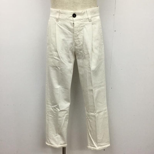 ピーティーゼロウーノ PT01 パンツ チノパン CWHL05BC0FWD BQ14 タックパンツ style05 28 無地 白 / ホワイト /  メンズ USED 古着 中古 10102280