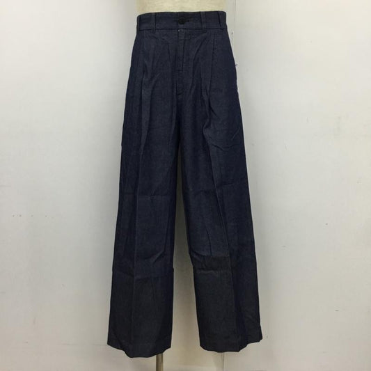 ビームスライツ BEAMS LIGHTS ボトムス ボトムス 51-23-0287-147 DEEP WIDE DENIM ワイドパンツ S 無地 インディゴ / インディゴ /  メンズ USED 古着 中古 10102286