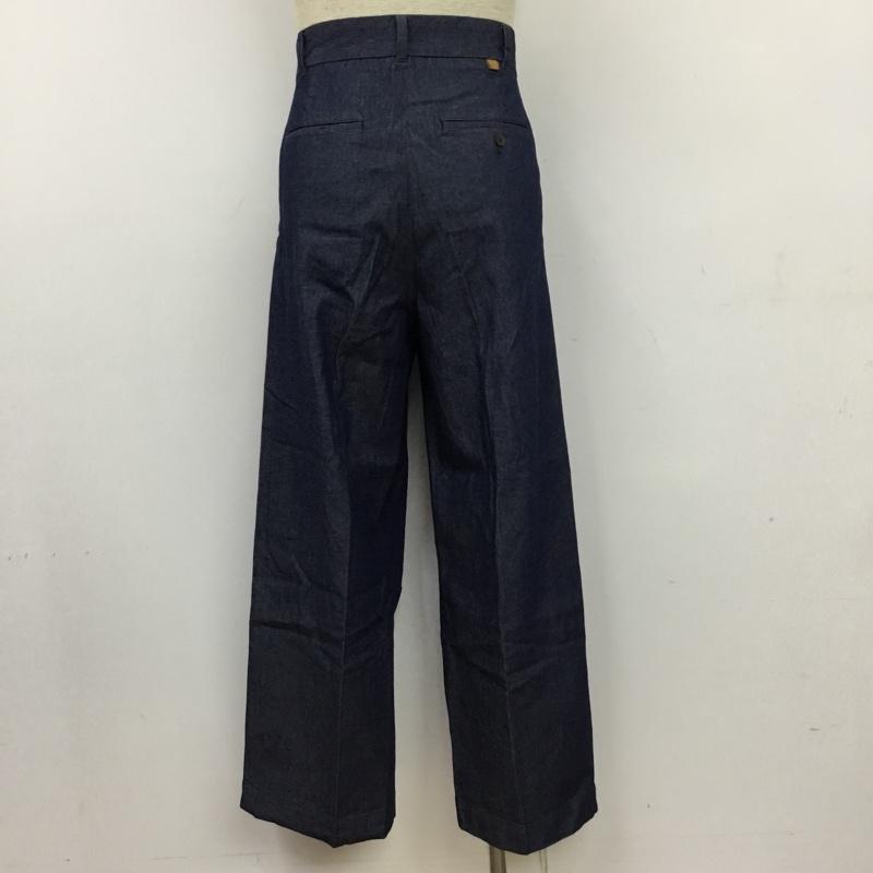 ビームスライツ BEAMS LIGHTS ボトムス ボトムス 51-23-0287-147 DEEP WIDE DENIM ワイドパンツ S 無地 インディゴ / インディゴ /  メンズ USED 古着 中古 10102286