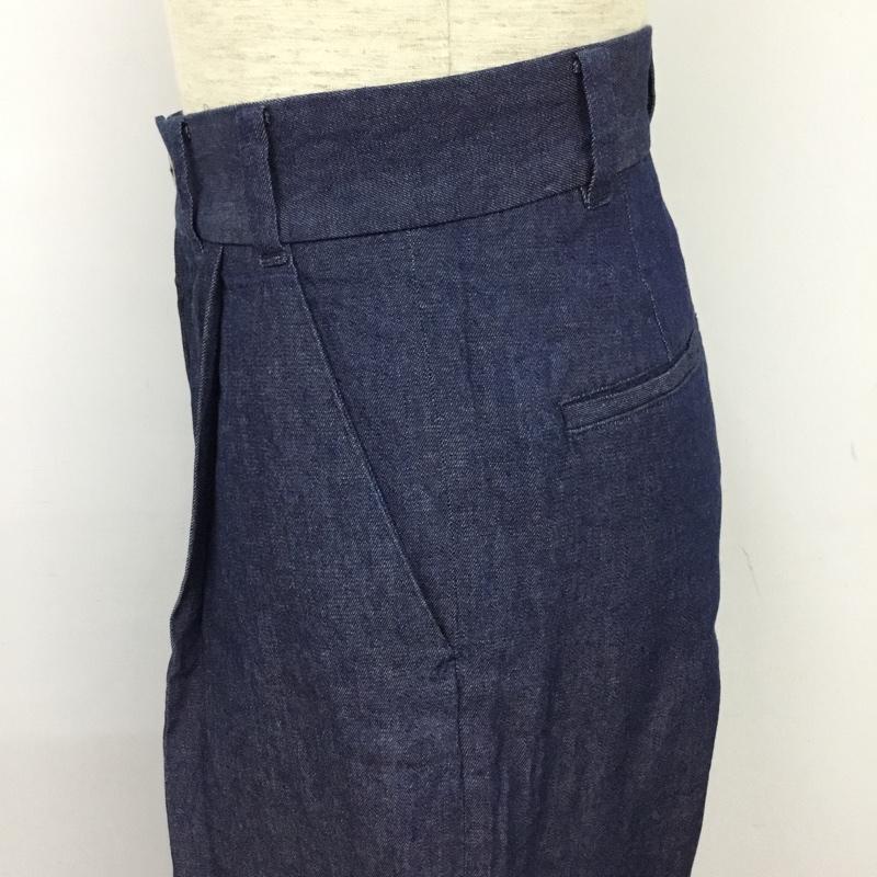 ビームスライツ BEAMS LIGHTS ボトムス ボトムス 51-23-0287-147 DEEP WIDE DENIM ワイドパンツ S 無地 インディゴ / インディゴ /  メンズ USED 古着 中古 10102286