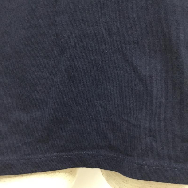 トミーヒルフィガー TOMMY HILFIGER Tシャツ 半袖 クルーネック ロゴ L ロゴ、文字 紺 / ネイビー / X 赤 / レッド /  メンズ USED 古着 中古 10102287