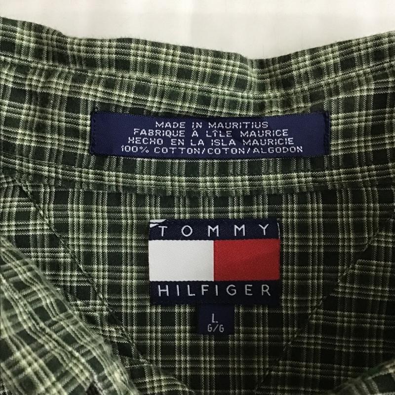 トミーヒルフィガー TOMMY HILFIGER シャツ、ブラウス 長袖 ボタンダウンシャツ チェックシャツ L チェック マルチカラー / マルチカラー /  メンズ USED 古着 中古 10102290