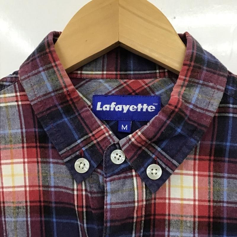ラファイエット Lafayette シャツ、ブラウス 長袖 ボタンダウンシャツ チェックシャツ M チェック マルチカラー / マルチカラー /  メンズ USED 古着 中古 10102291