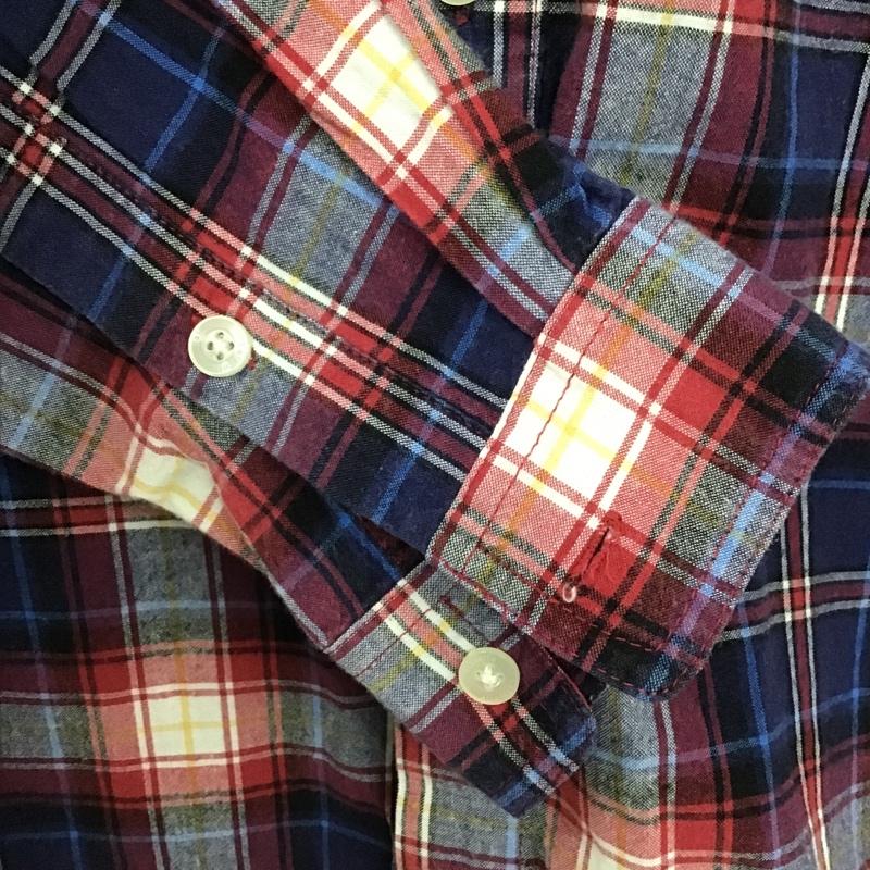 ラファイエット Lafayette シャツ、ブラウス 長袖 ボタンダウンシャツ チェックシャツ M チェック マルチカラー / マルチカラー /  メンズ USED 古着 中古 10102291