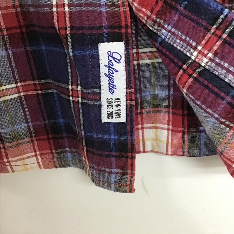 ラファイエット Lafayette シャツ、ブラウス 長袖 ボタンダウンシャツ チェックシャツ M チェック マルチカラー / マルチカラー /  メンズ USED 古着 中古 10102291