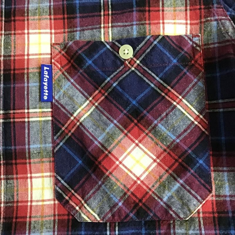 ラファイエット Lafayette シャツ、ブラウス 長袖 ボタンダウンシャツ チェックシャツ M チェック マルチカラー / マルチカラー /  メンズ USED 古着 中古 10102291