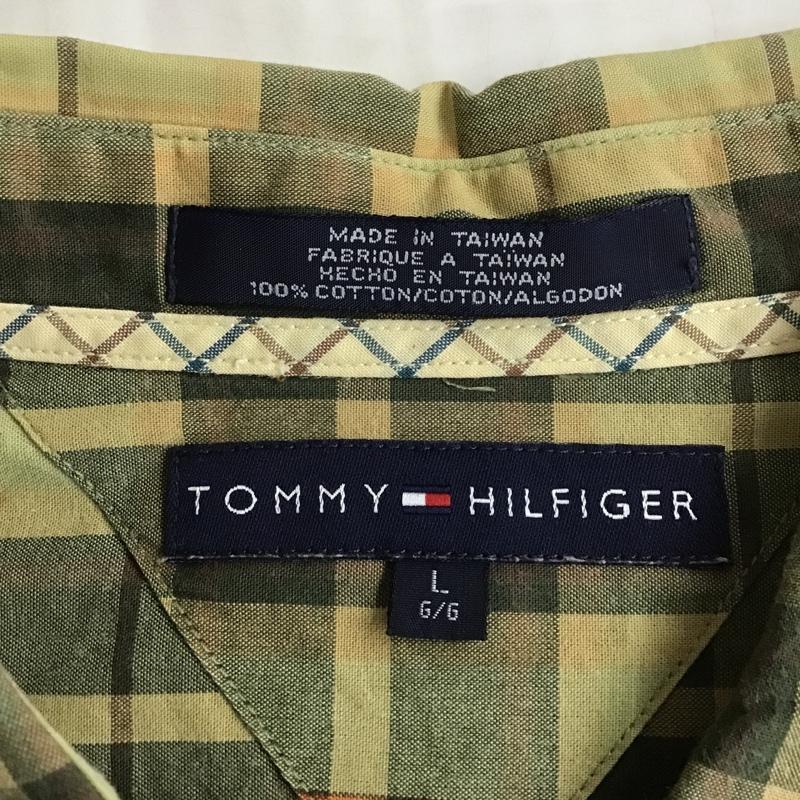 トミーヒルフィガー TOMMY HILFIGER シャツ、ブラウス 長袖 チェックシャツ L チェック マルチカラー / マルチカラー /  メンズ USED 古着 中古 10102295